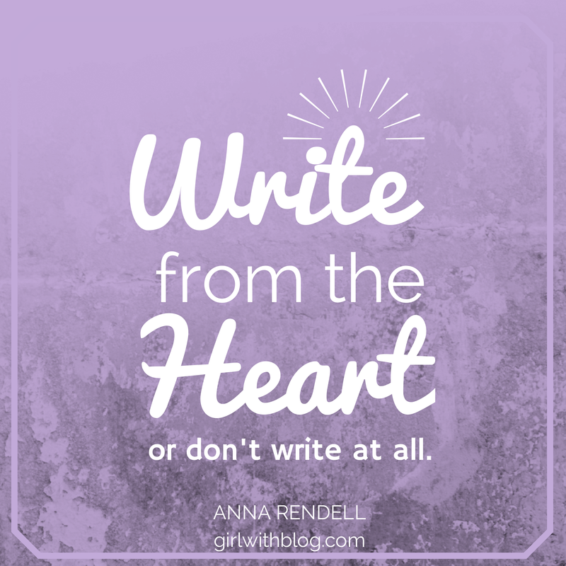 On Writing From and For the Heart