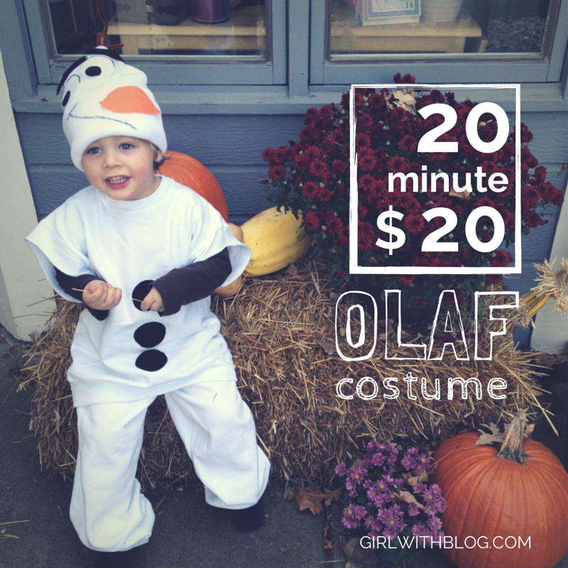 On a $20, 20-Minute Olaf Costume (a tutorial!)