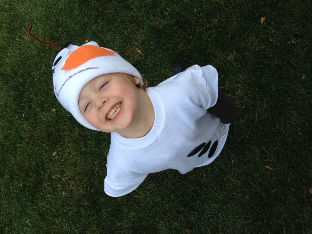 DIY Olaf Costume