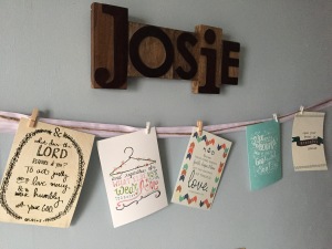 Josie's room (letterpress blocks & art prints)