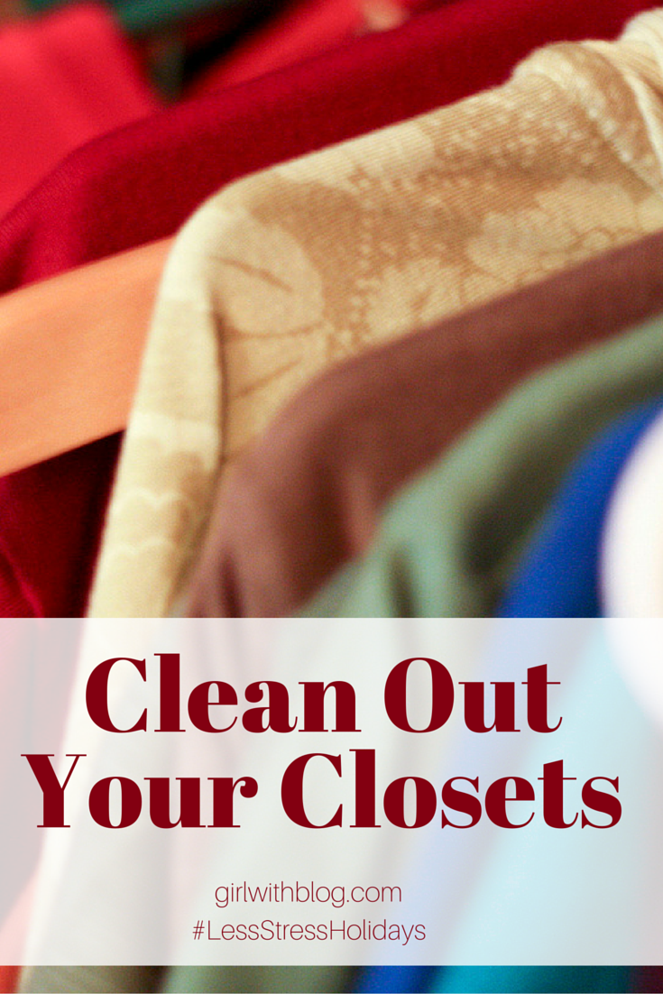 Day Nine :: Clean Out Your Closets